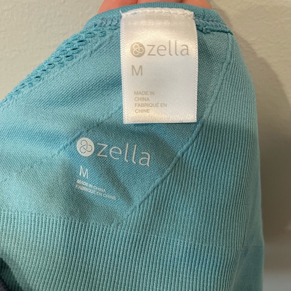 Zella Pure Seamless Sportsbra in Blue, Size M - Picture 5 of 5